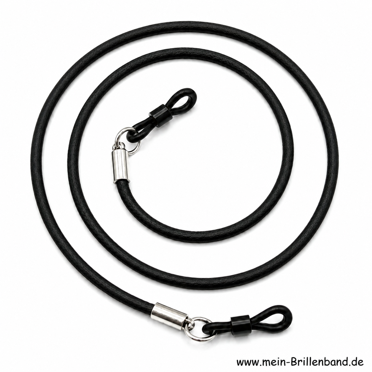 Brillenkette - Brillenband aus Leder "schwarz"