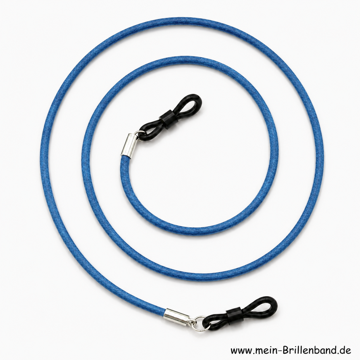 Brillenkette - Brillenband aus Leder "hellblau"
