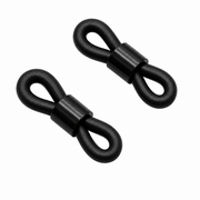Premium glasses chain loops – black
