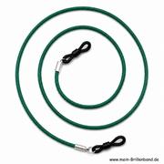 Brillenkette - Brillenband aus Leder "grün"