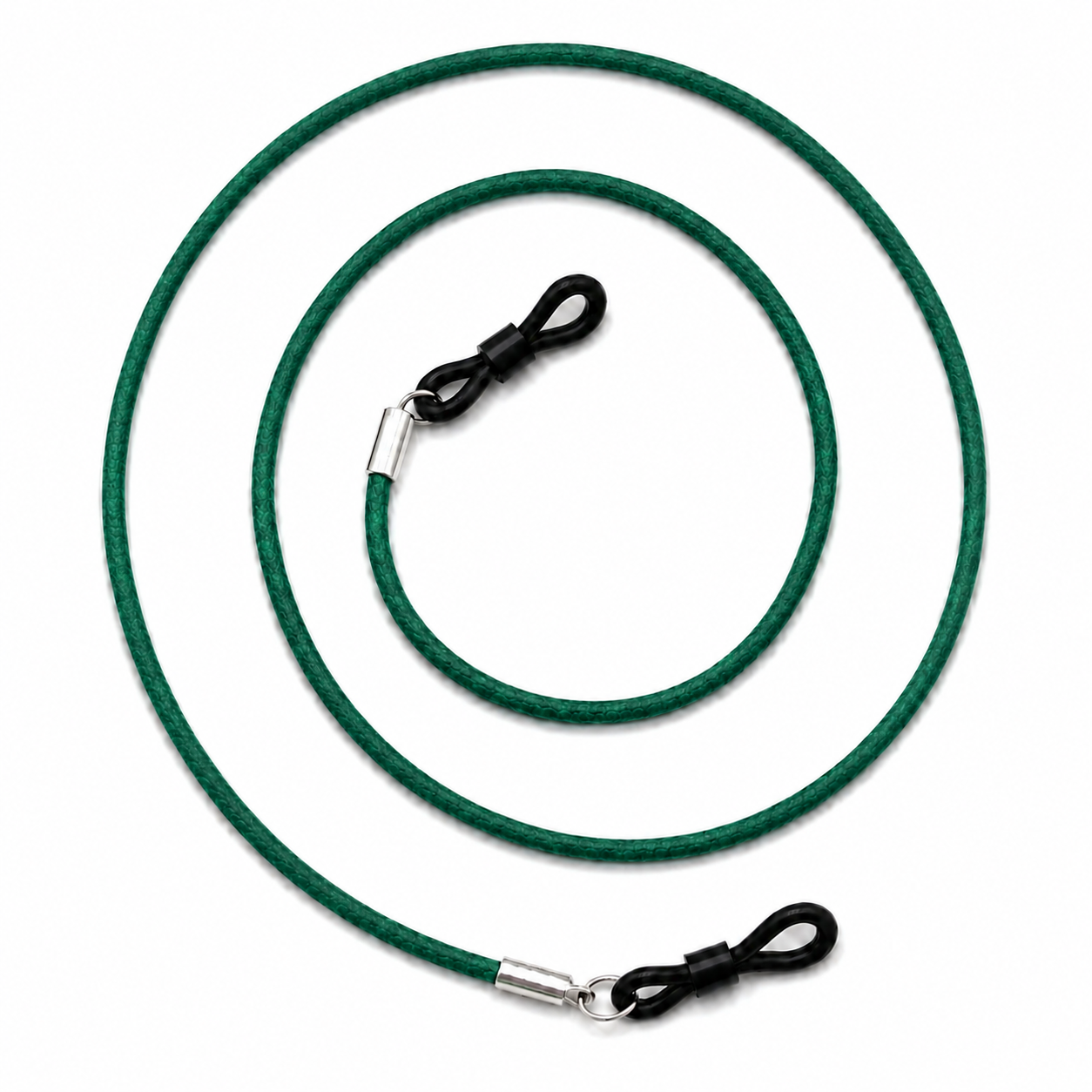 Cordon à lunettes en cuir – Vert