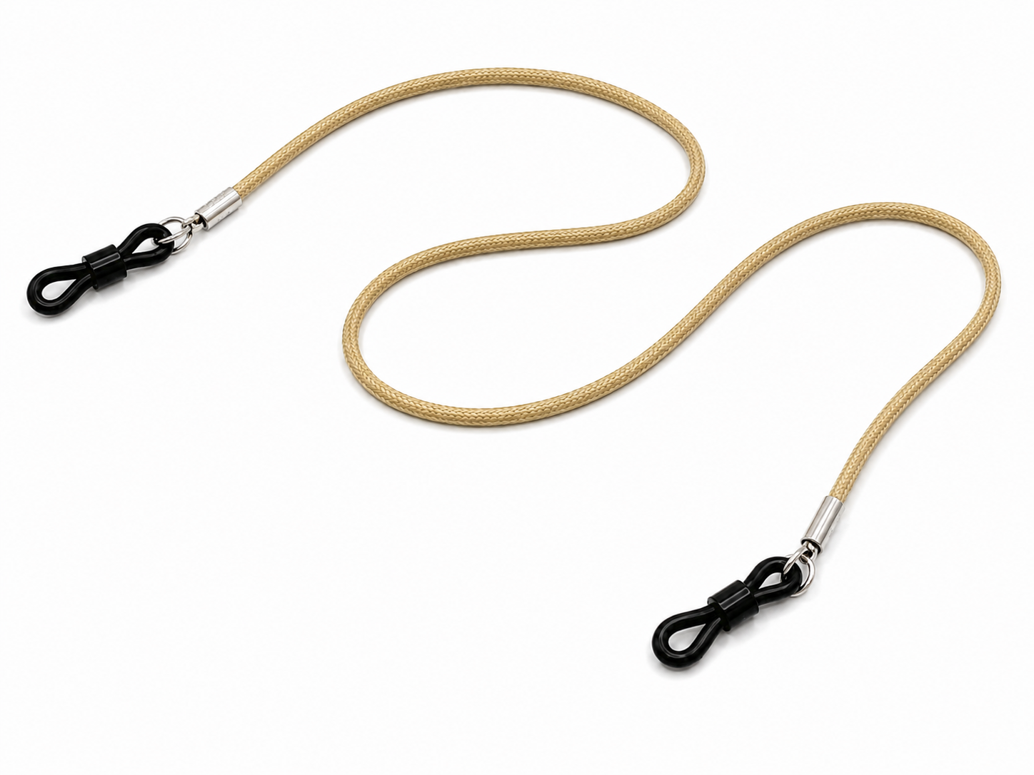 Brillenband aus gewachstem Lederimitat – Natur