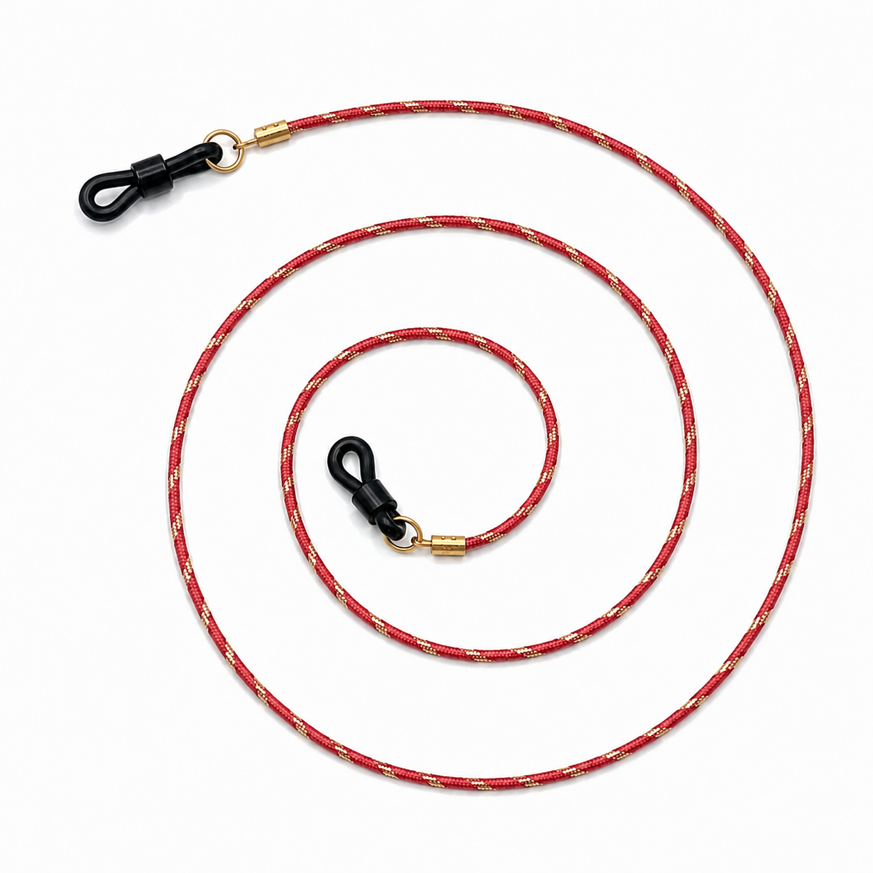 Color Snake Brillenkette – Rot