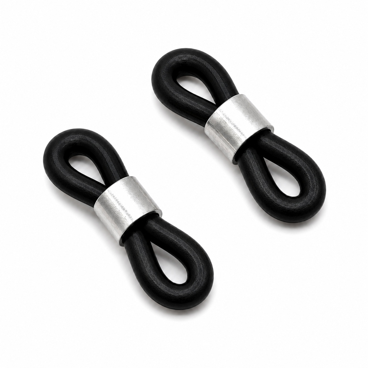 Embouts Premium pour lunettes – Noir et argenté