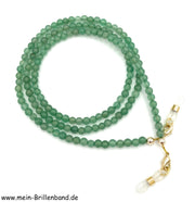 Brillenband - Brillenkette aus Edelsteinen "Aventurin"