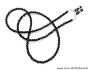 Brillenkette - Brillenband aus Edelsteinen Onyx "schwarz"