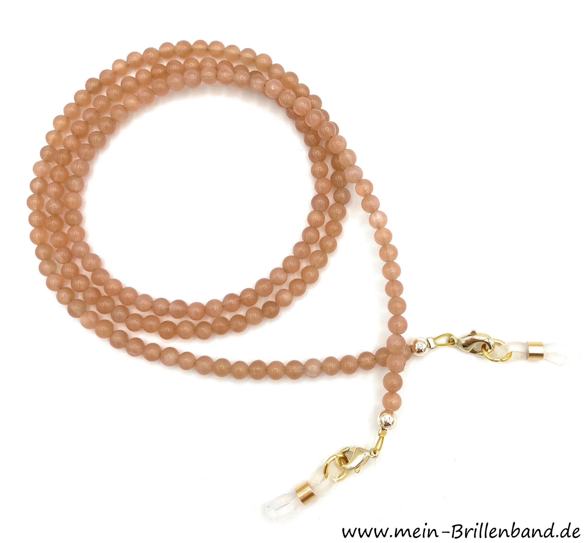Brillenkette - Brillenband aus Edelsteinen Sonnenstein