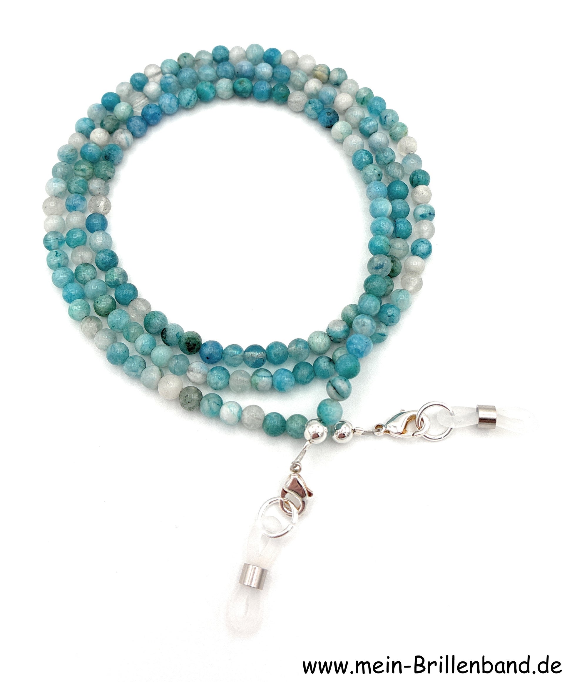 Brillenkette - Brillenband aus Edelsteinen Hemimorphit