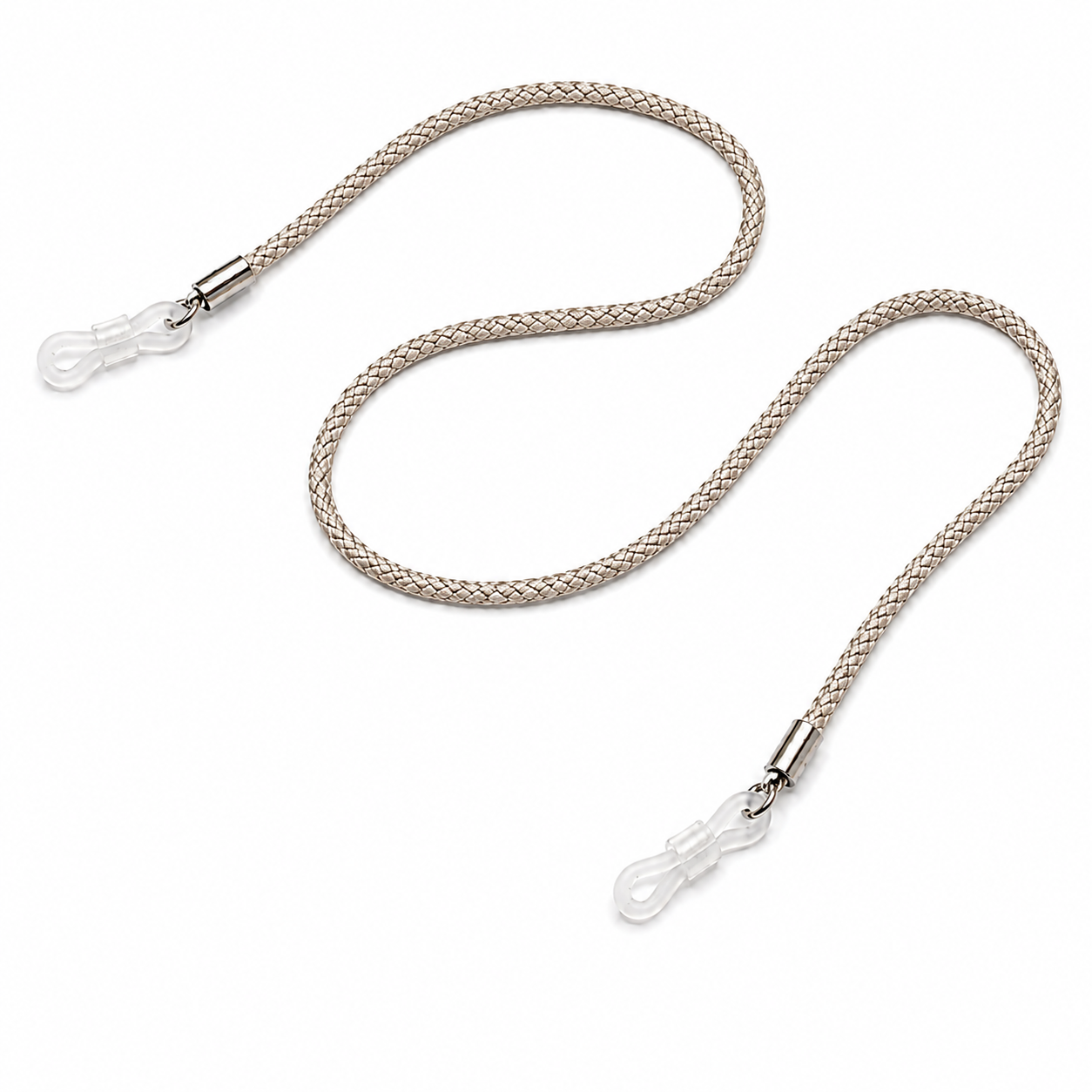 Cordon à lunettes en nylon – Beige