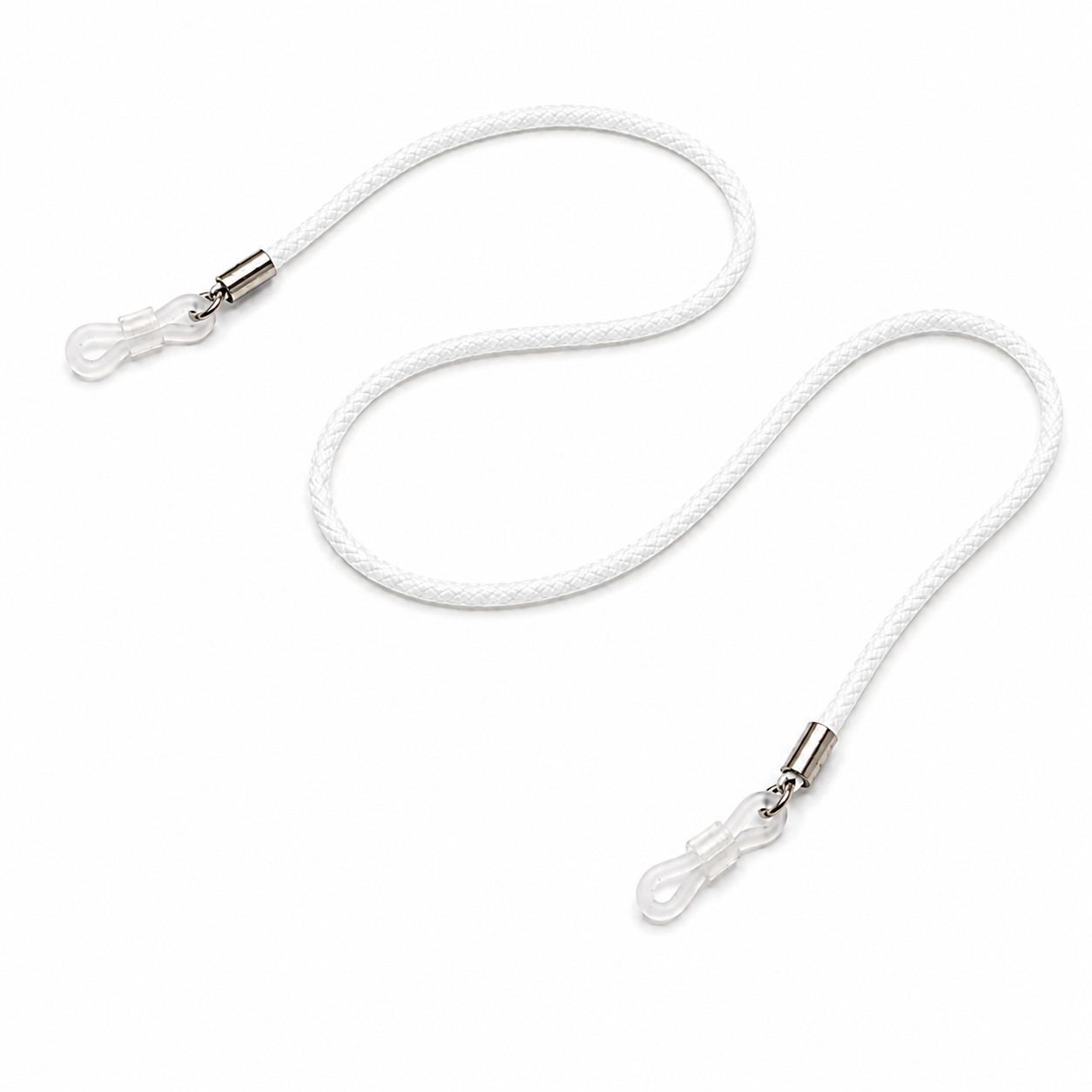 Cordon à lunettes en nylon – Blanc