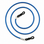 Cordon à lunettes en cuir – Bleu clair