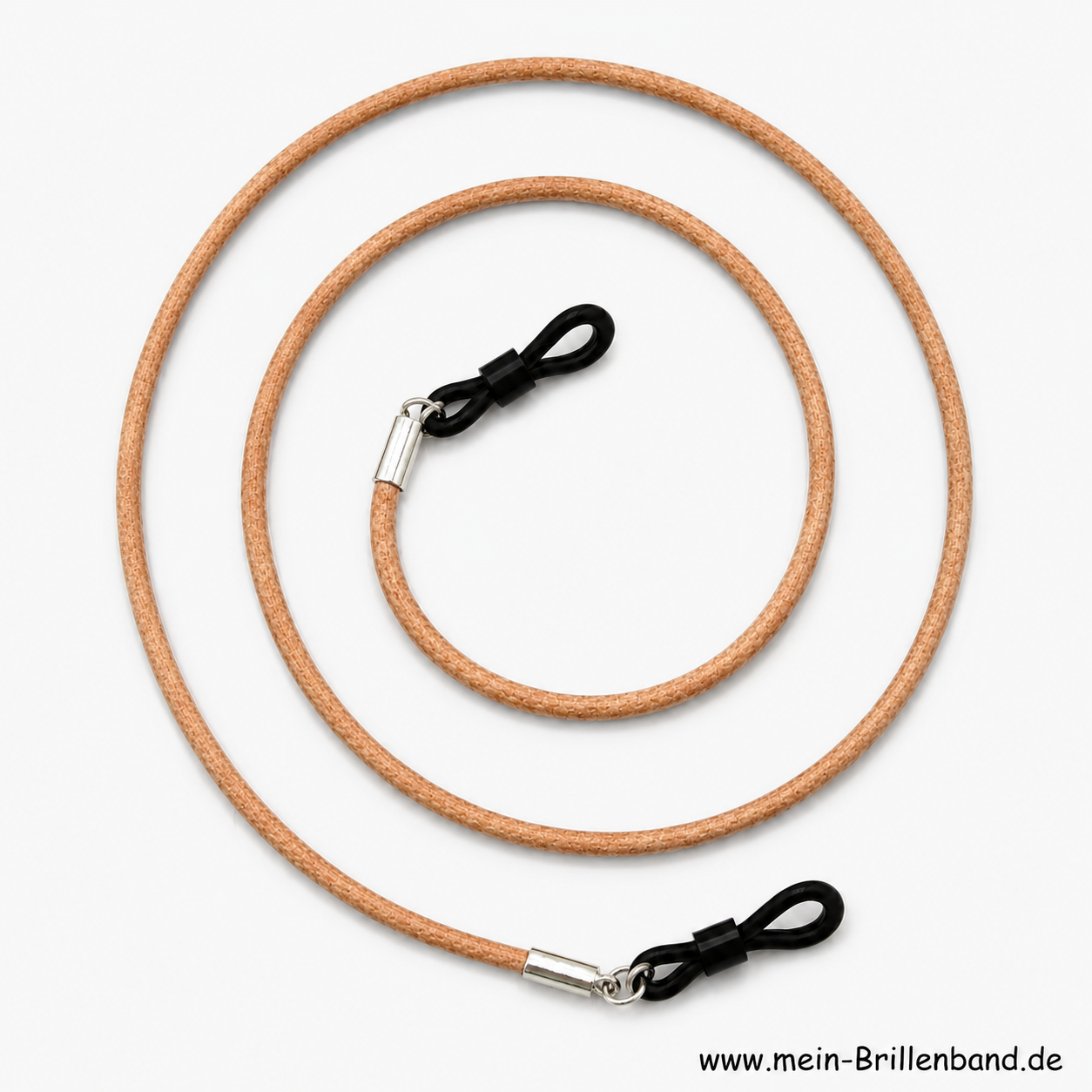 Brillenkette - Brillenband aus Leder "natur"