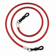 Leder-Brillenband – Rot