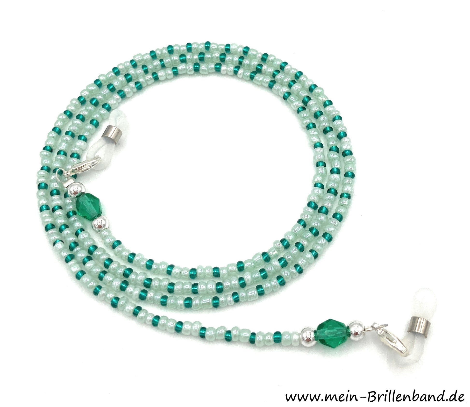 %Brillenkette - Brillenband "jade-grün"