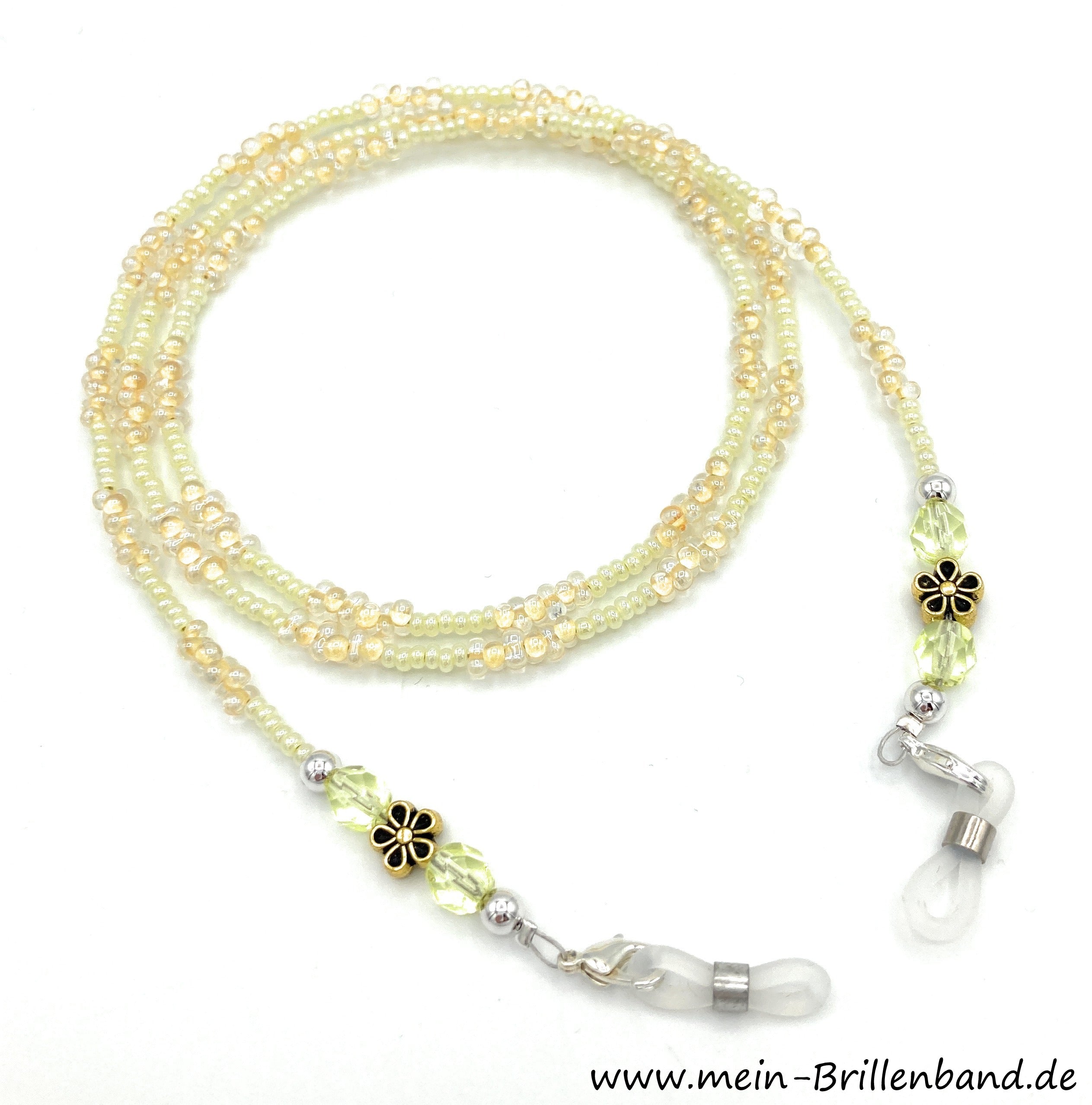 %Brillenkette - Brillenband "gelb"