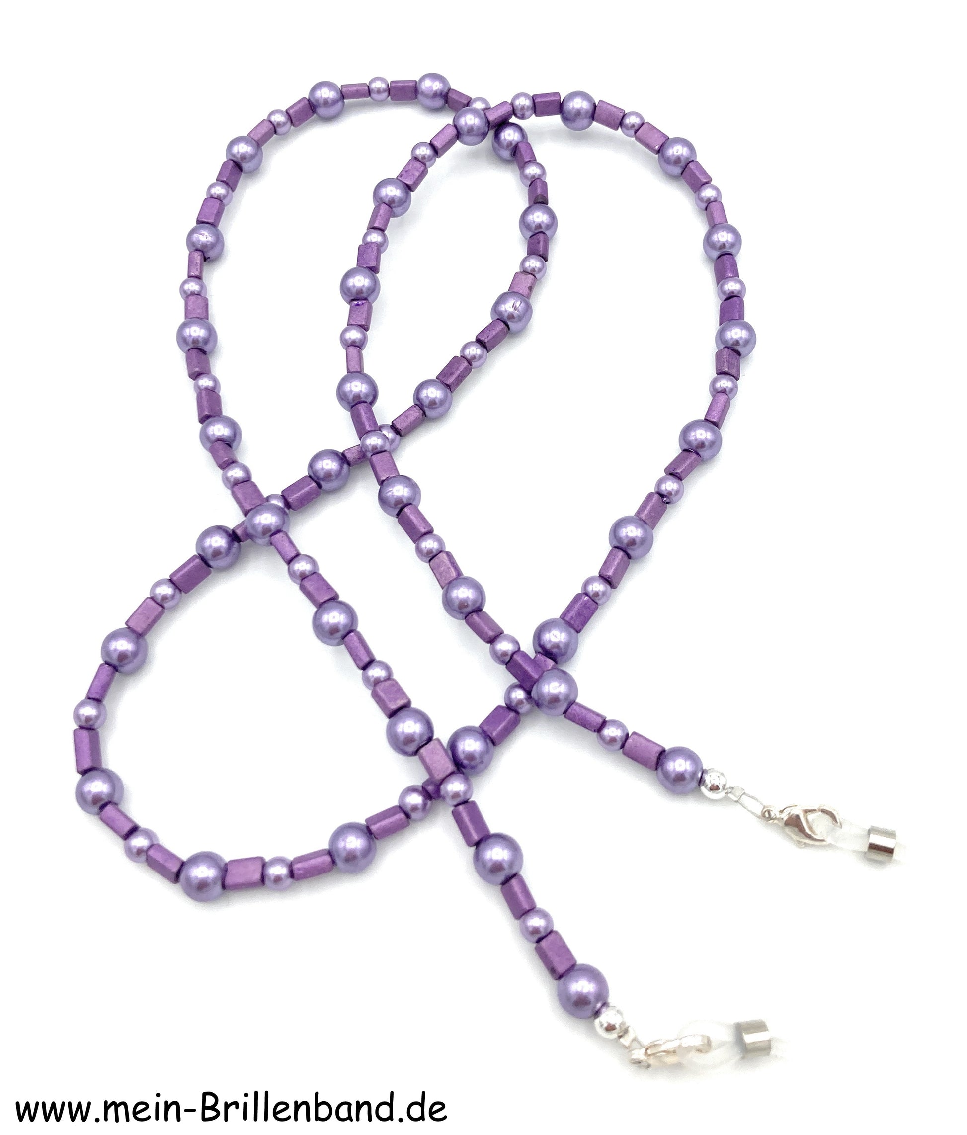%Brillenkette - Brillenband "lila"
