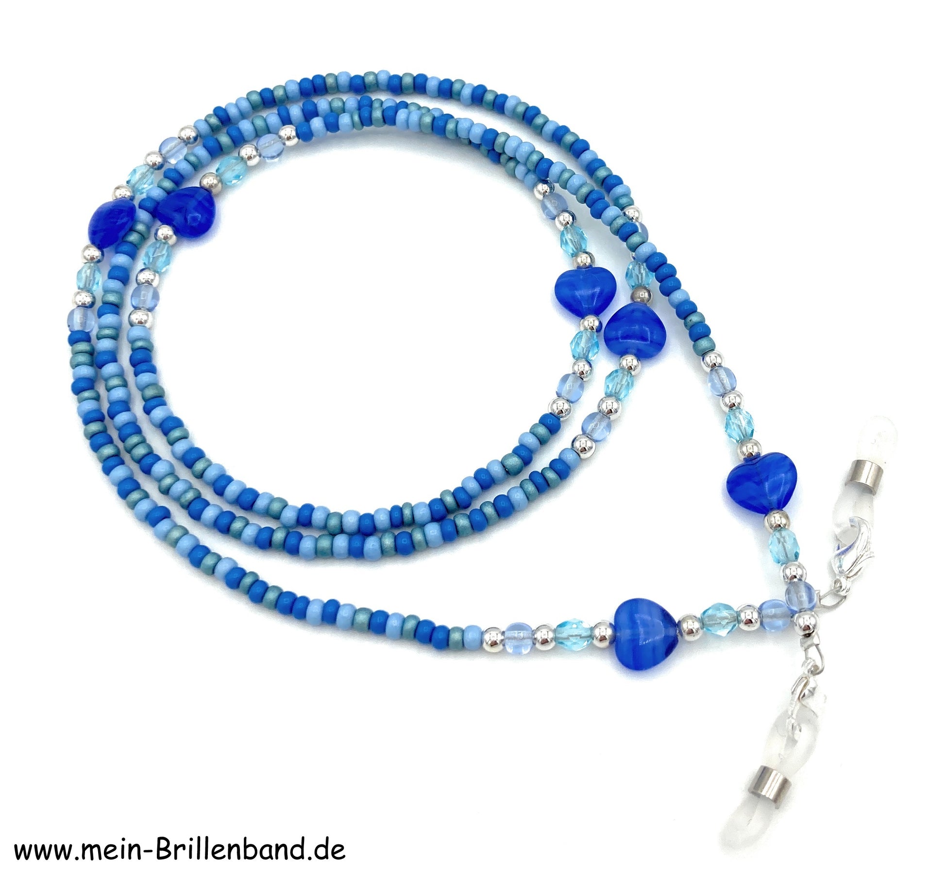 %Brillenkette - Brillenband "blau"