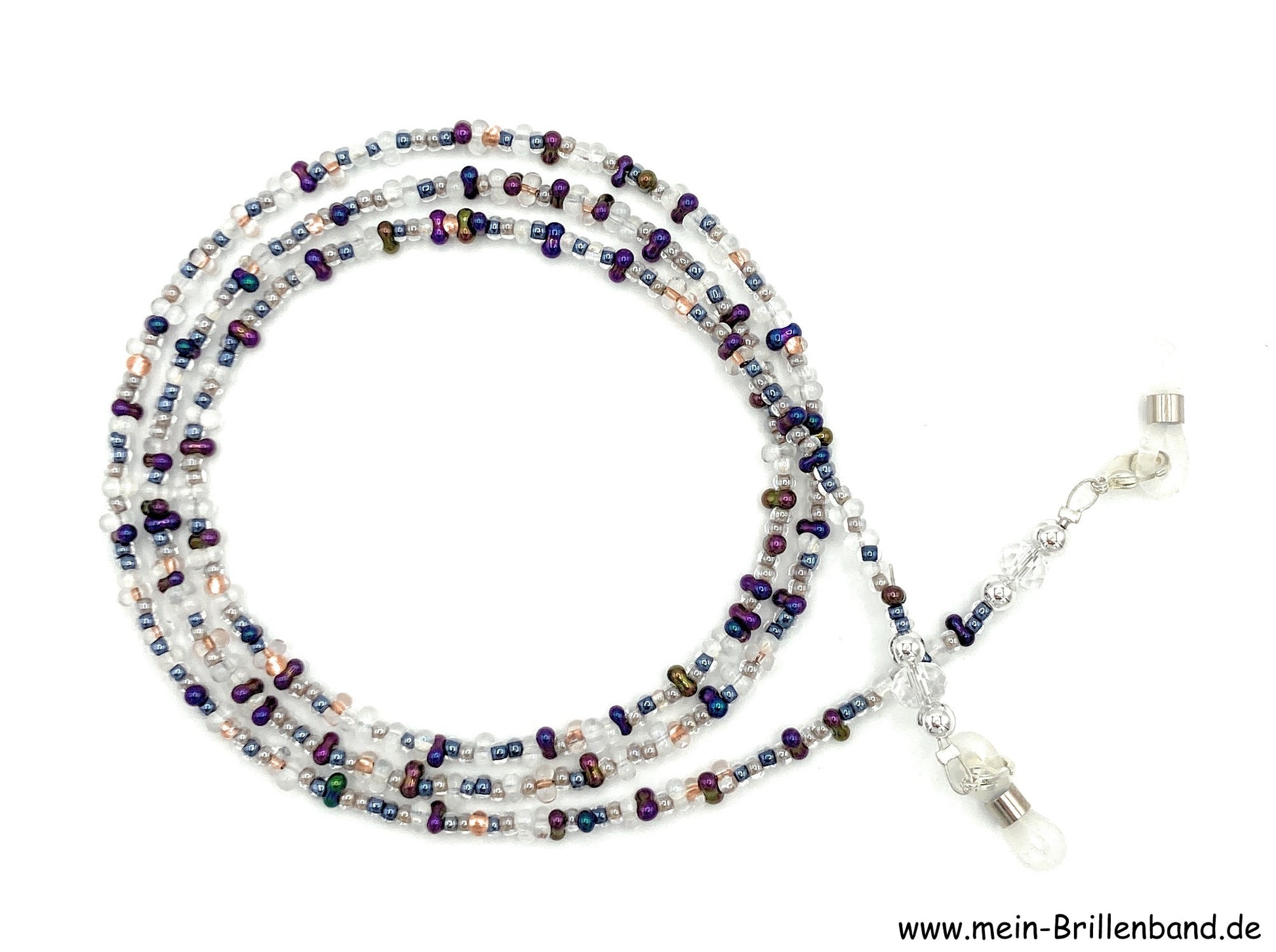 %Brillenkette - Brillenband "kristall - bunt"