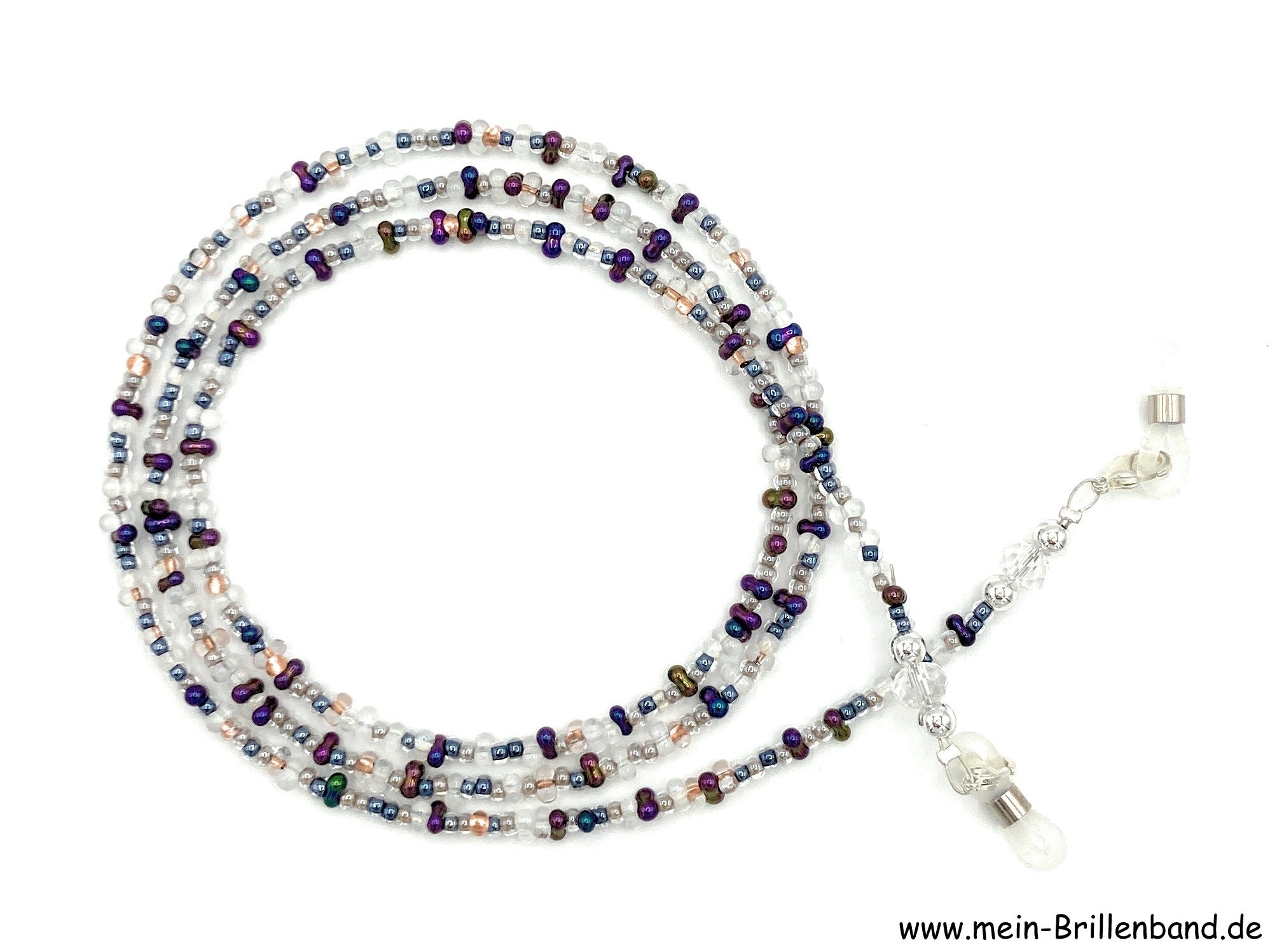 %Brillenkette - Brillenband "kristall - bunt"