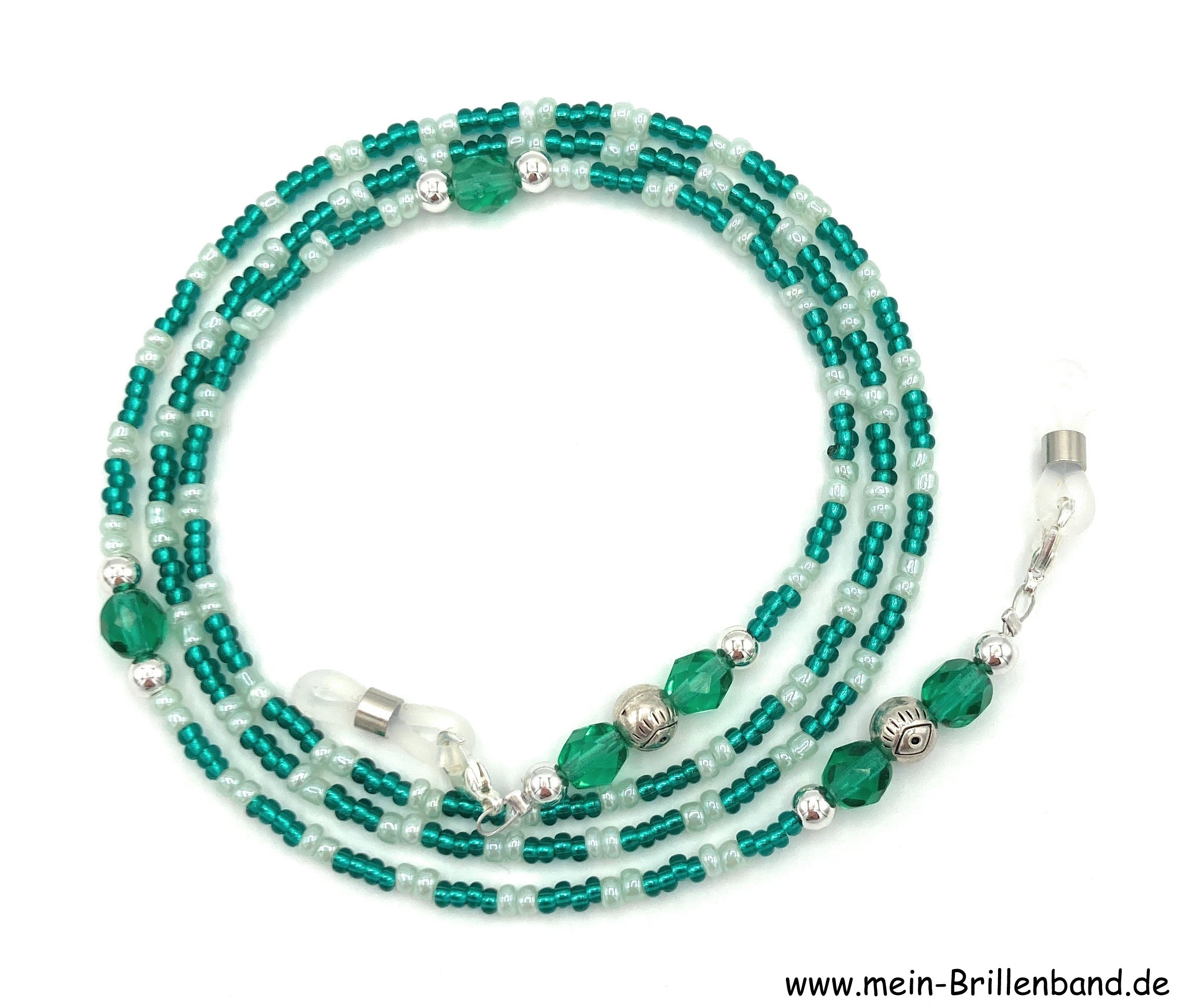 %Brillenkette - Brillenband "grün"
