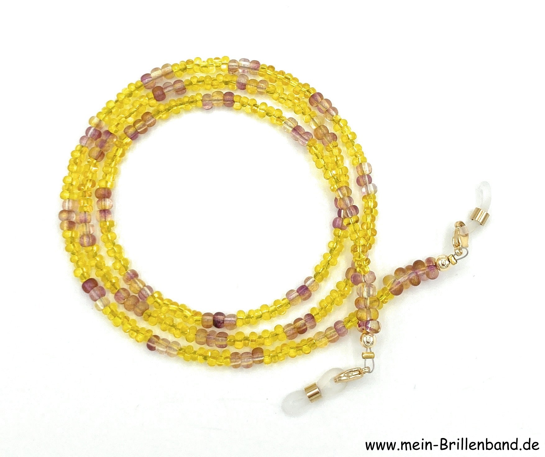 %Brillenkette - Brillenband "gelb"
