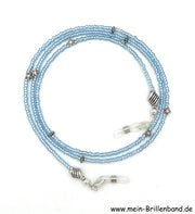 %Brillenkette - Brillenband "hellblau"