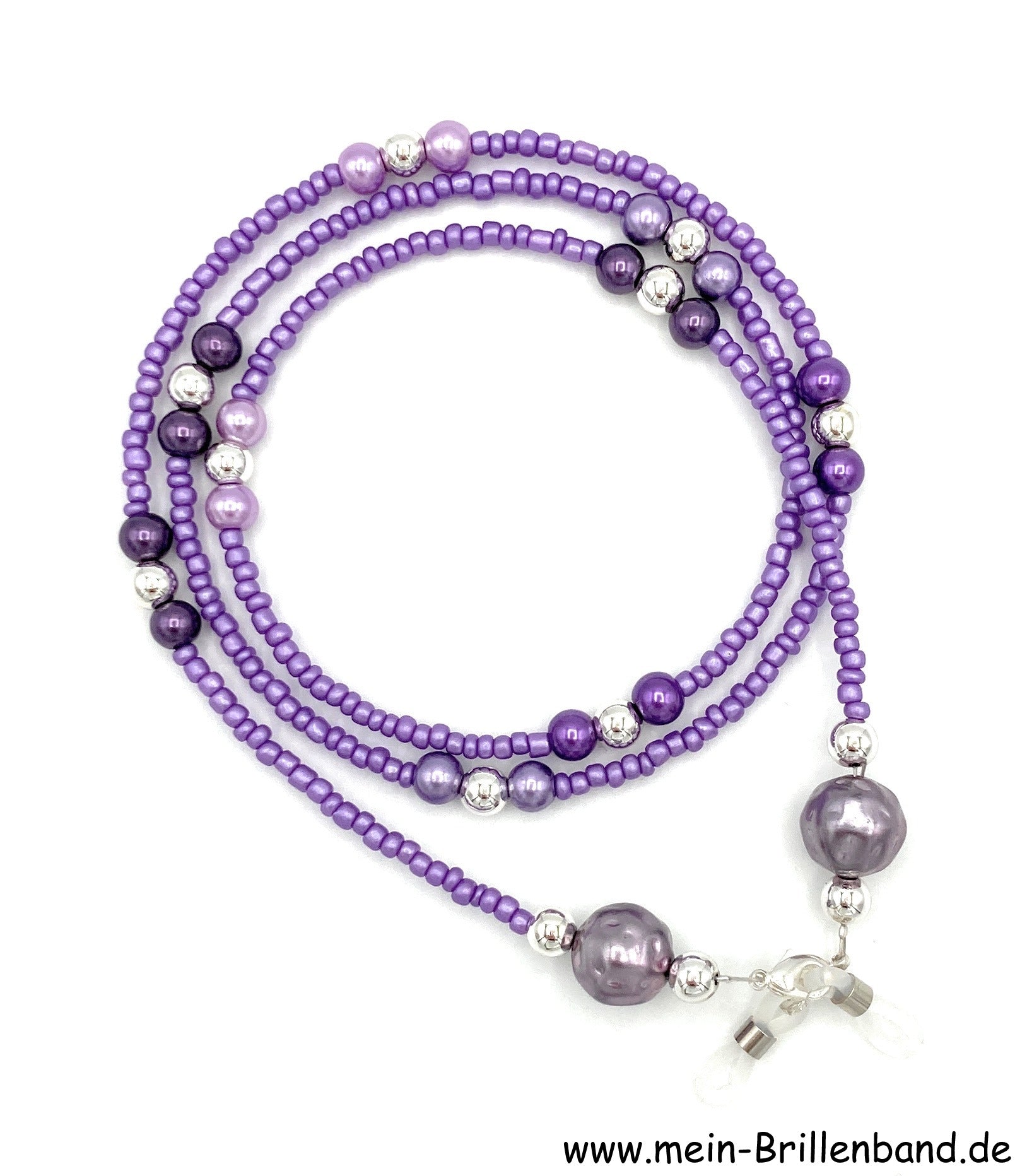 %Brillenkette - Brillenband "lila"