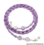 %Brillenkette - Brillenband "lila"