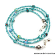 Brillenkette - Brillenband "türkis"