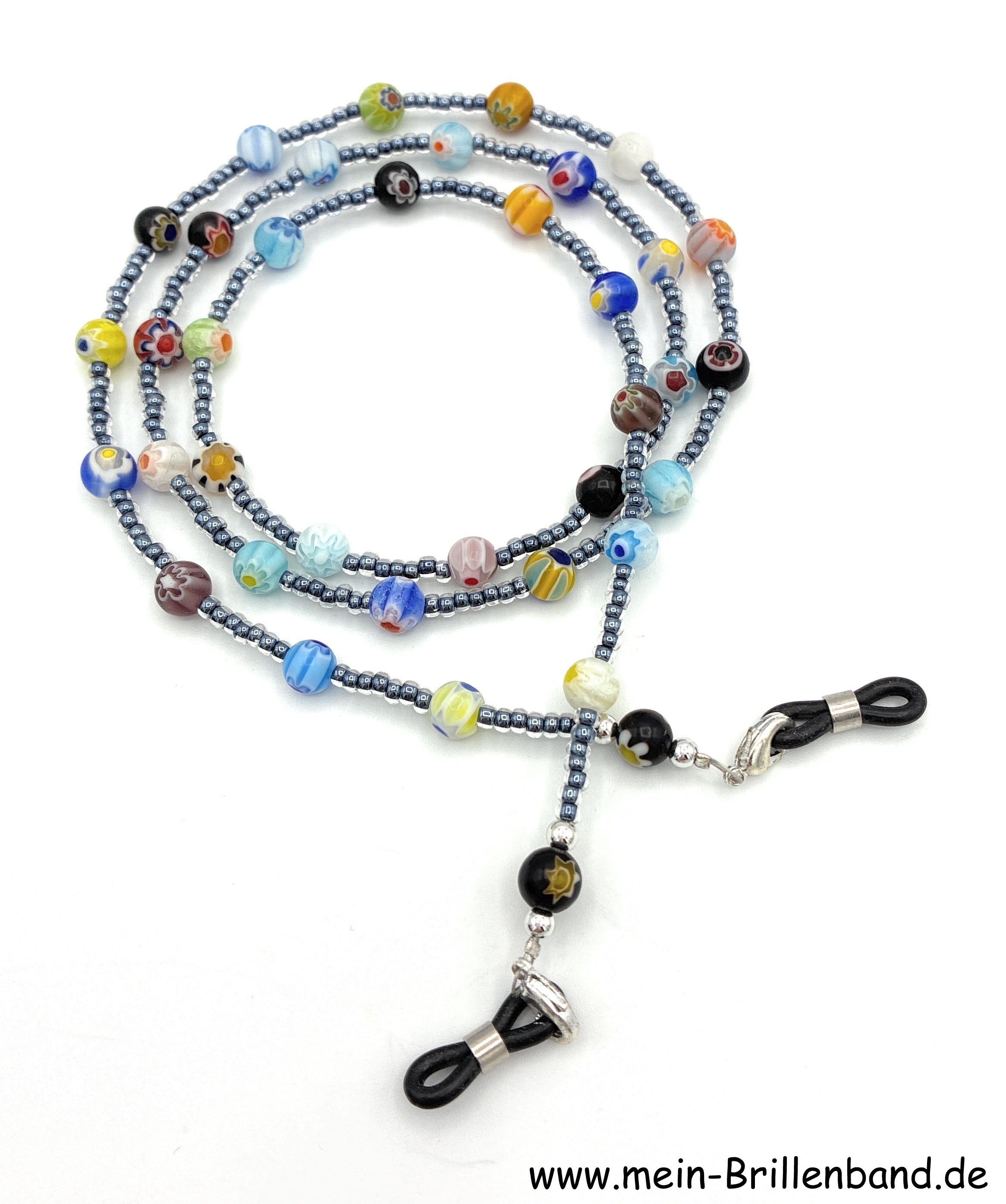 %Brillenkette - Brillenband "anthrazit"