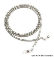 Brillenkette - Brillenband "silbergrau"