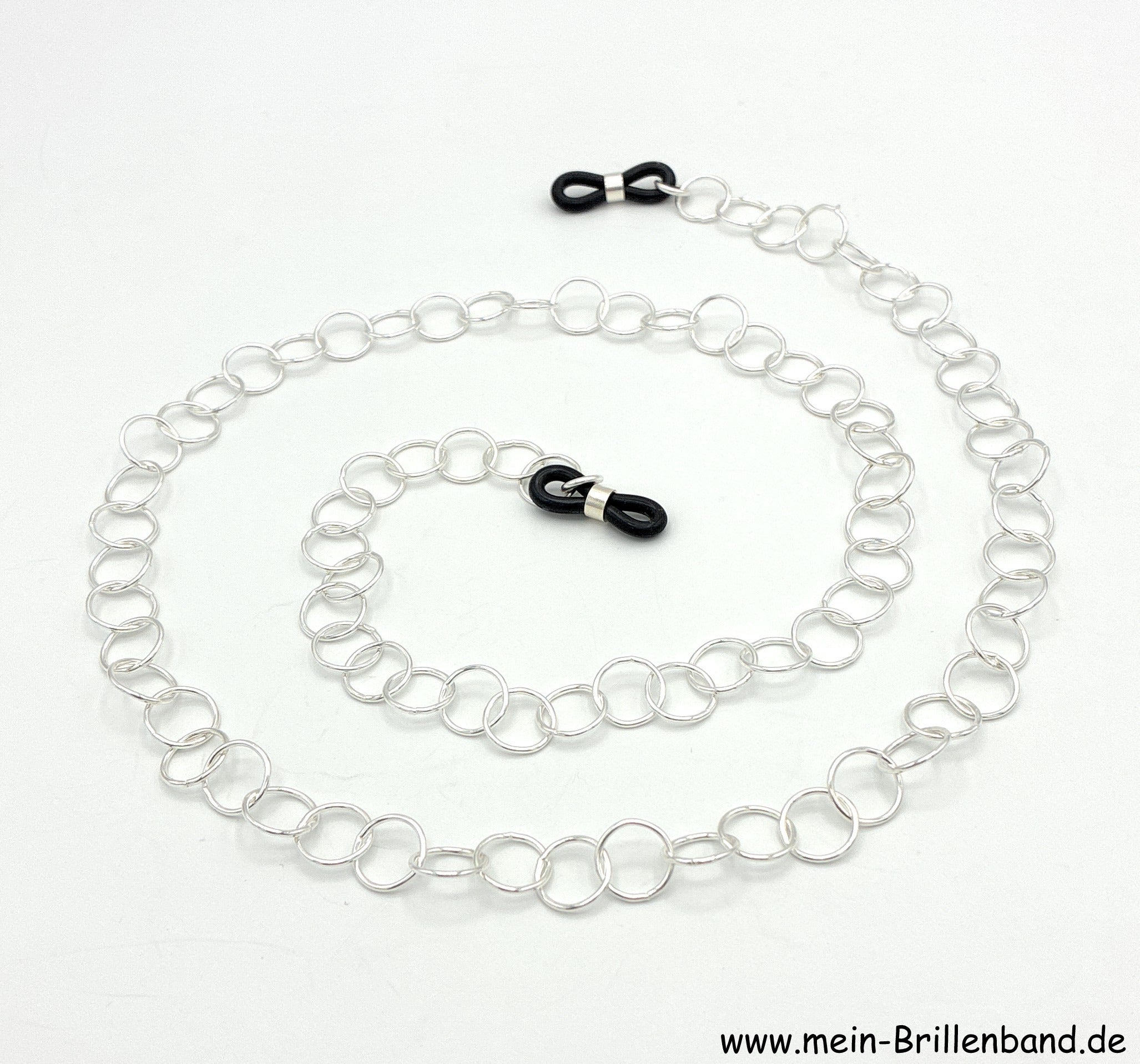 Brillenkette - Brillenband silberfarben