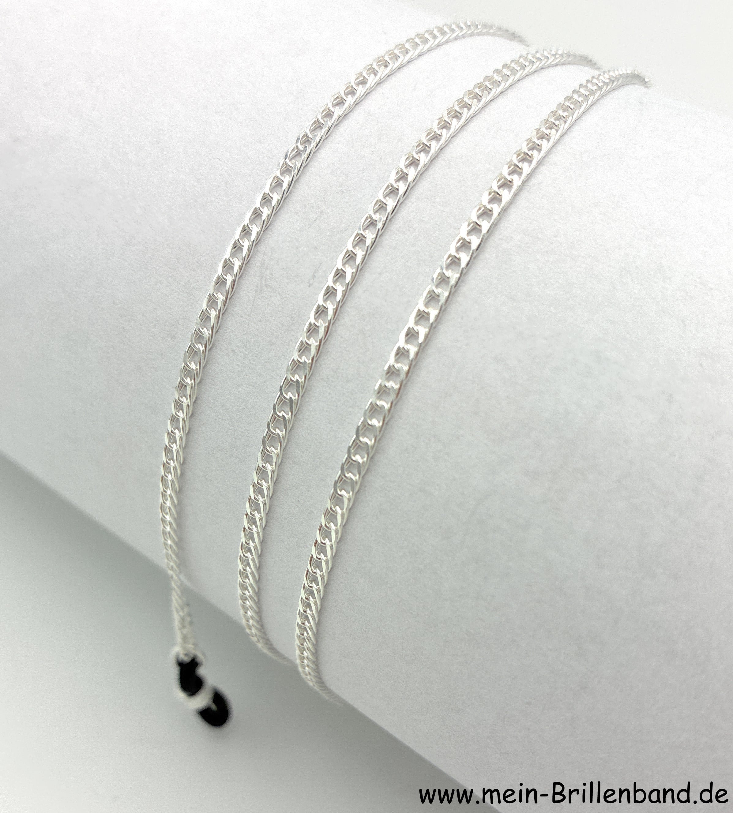 Silberfarbene Brillenkette – Modell BS-km29-2
