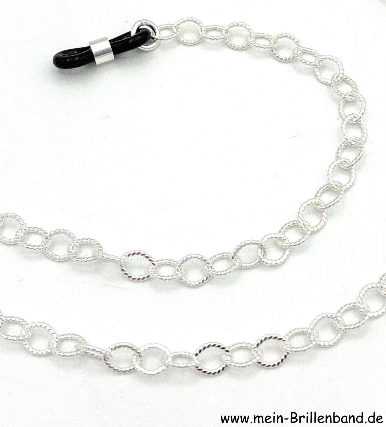 Silberfarbene Brillenkette – Modell BS-km29-4