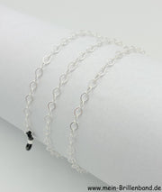 Brillenkette - Brillenband silberfarben