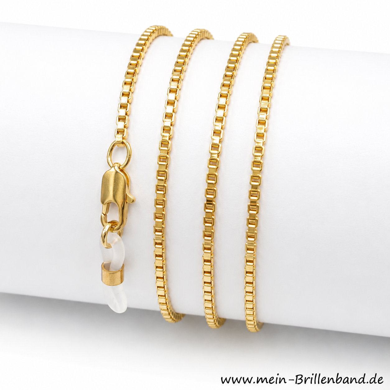 Vergoldete Venezianer-Brillenkette – Goldfarben