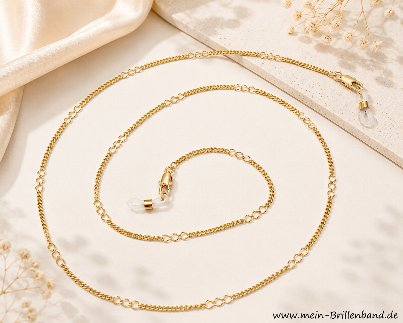 Brillenkette -Brillenband vergoldet