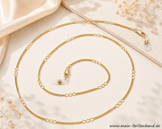 Brillenkette -Brillenband vergoldet