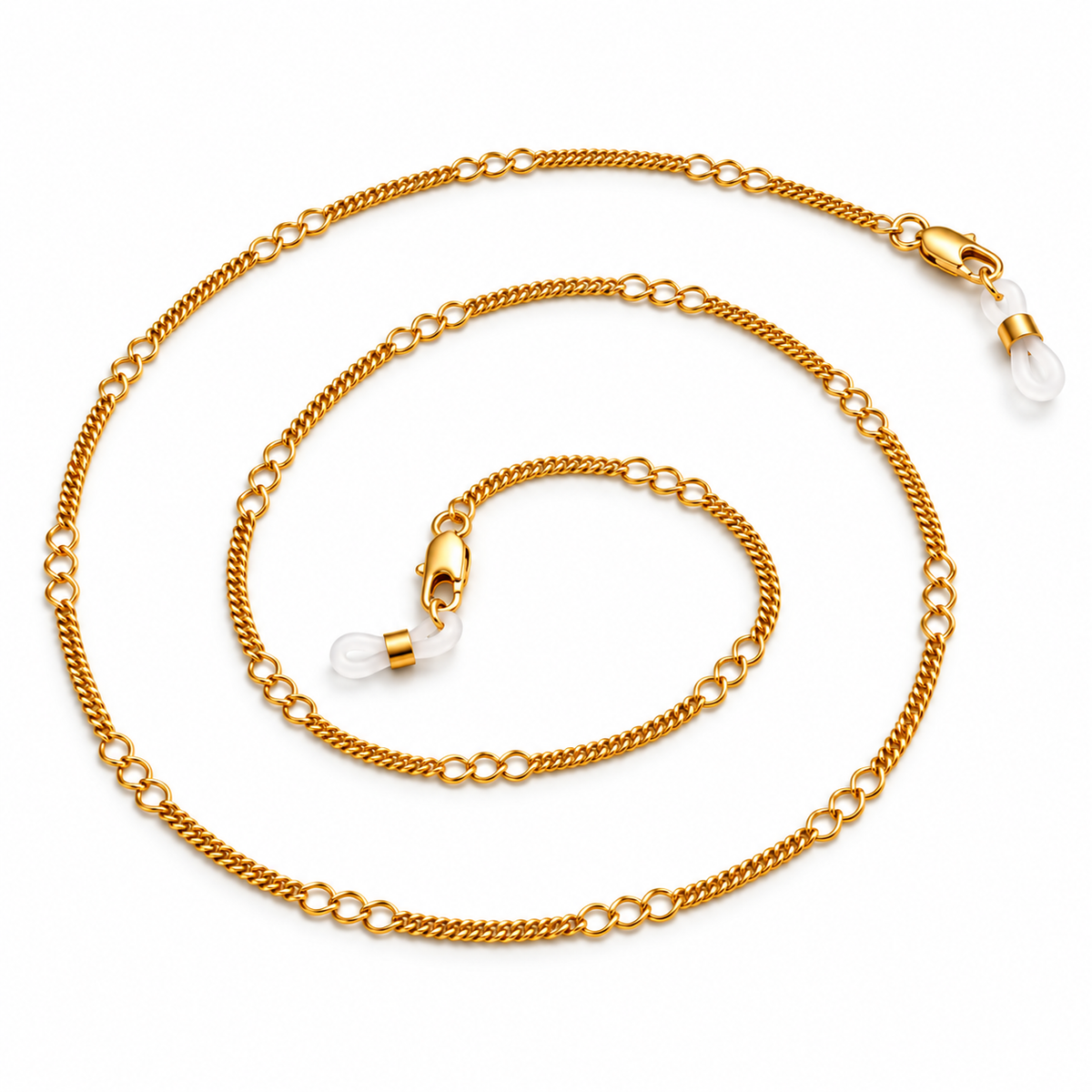 Catena per occhiali dorata – Color oro – Modello BV-63g
