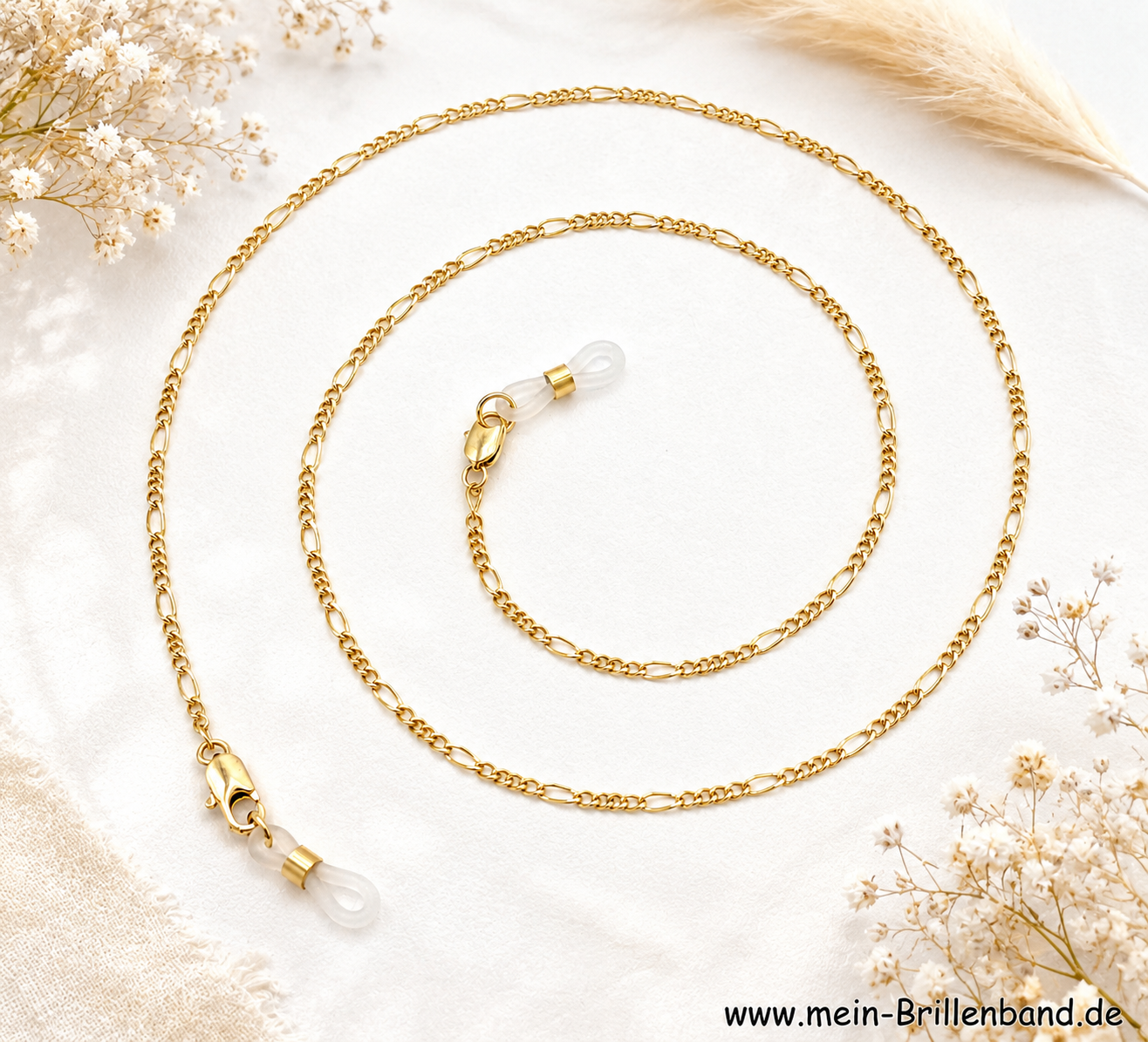 Brillenkette -Brillenband vergoldet