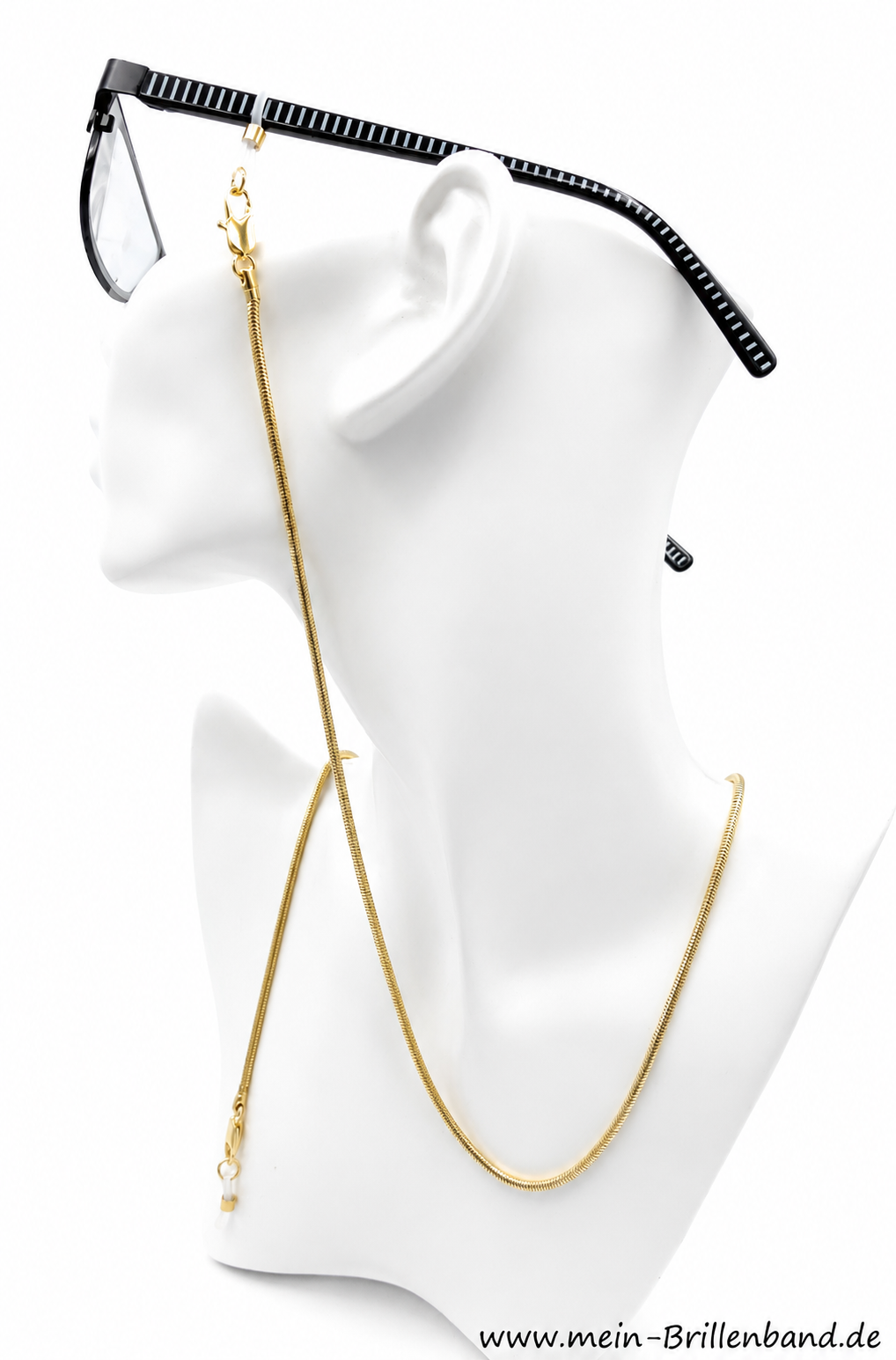 Vergoldete Brillenkette – Goldfarben