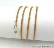 Brillenkette - Brillenband Milanese vergoldet