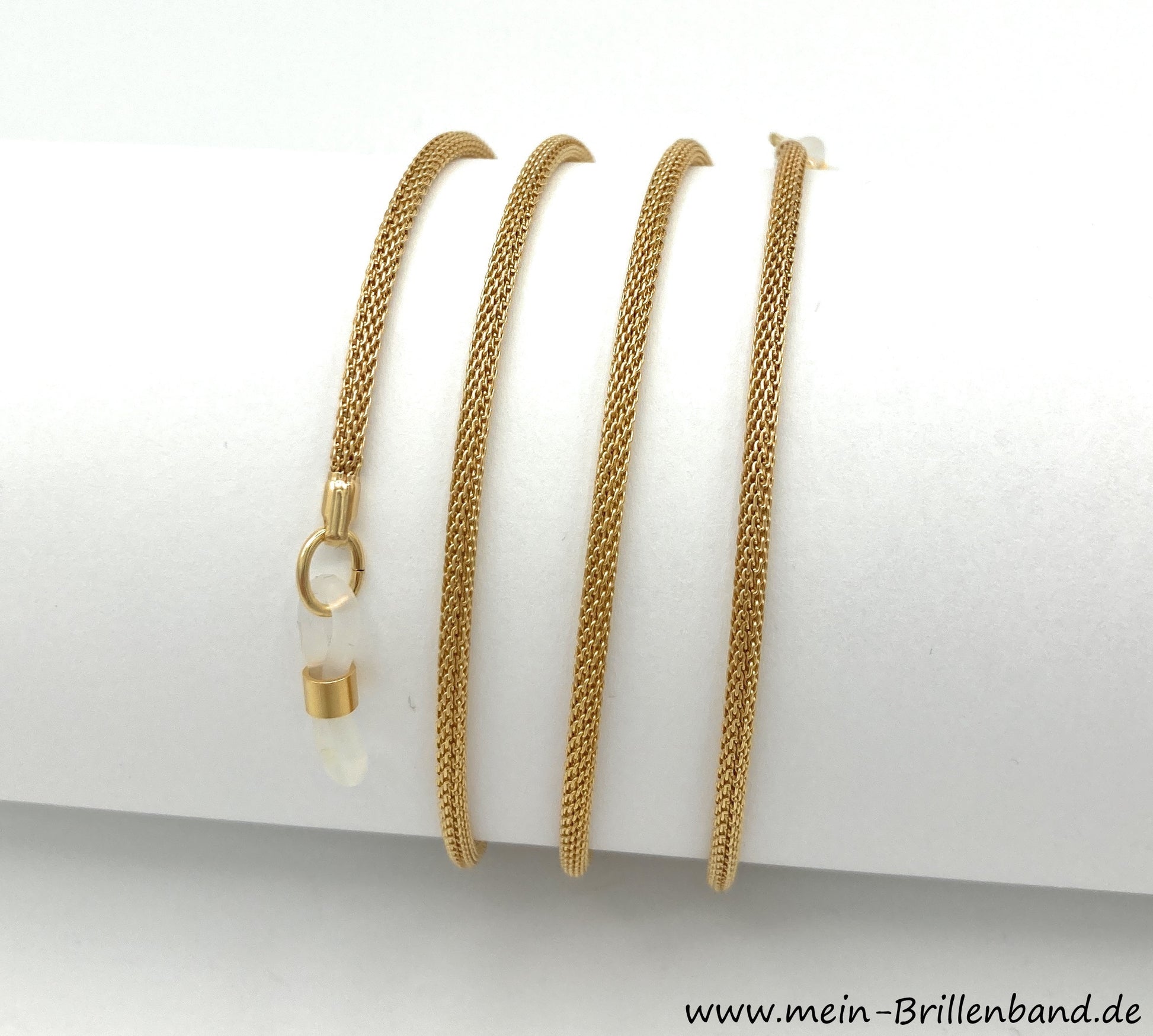 Brillenkette - Brillenband Milanese vergoldet