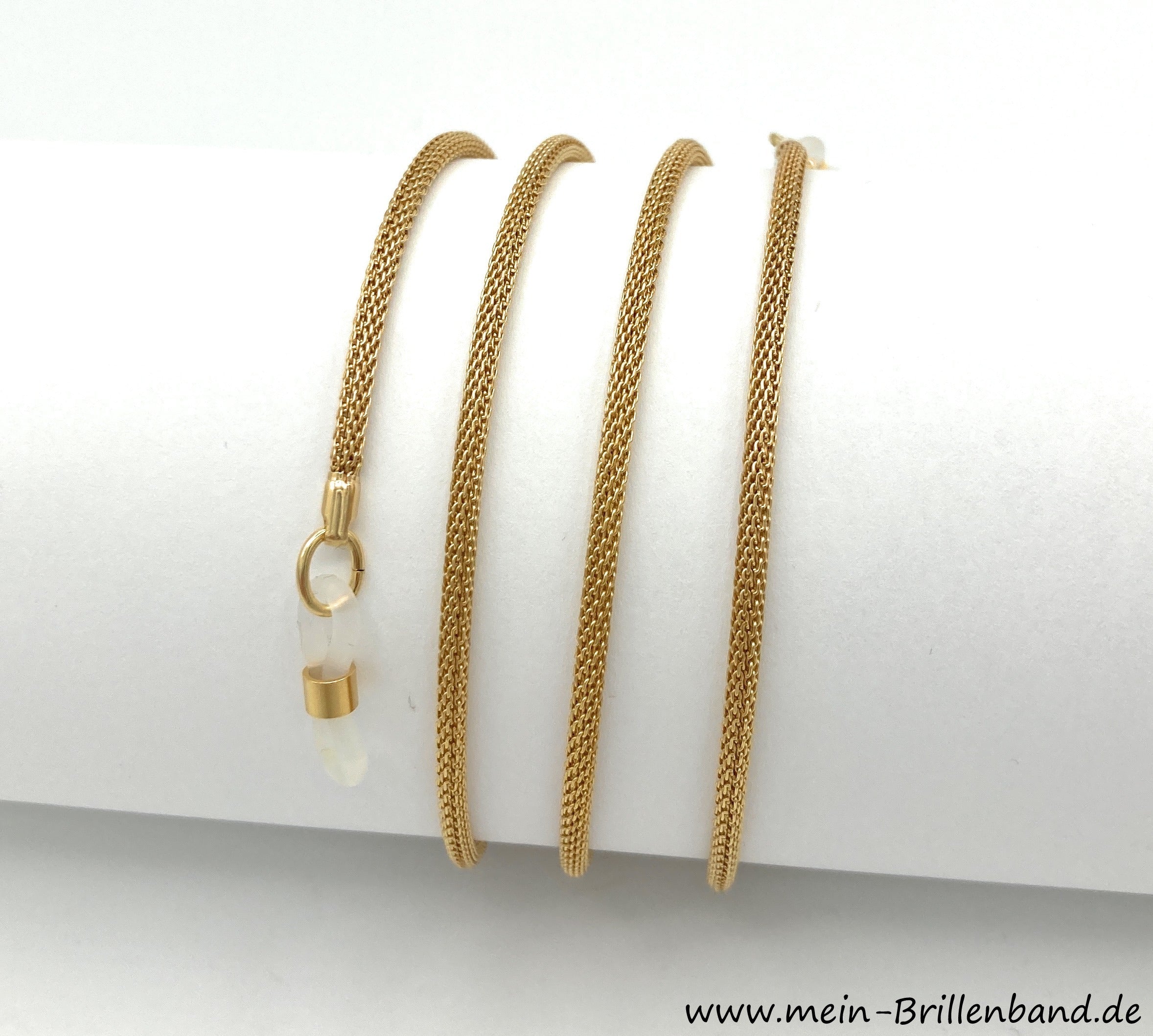 Brillenkette - Brillenband Milanese vergoldet