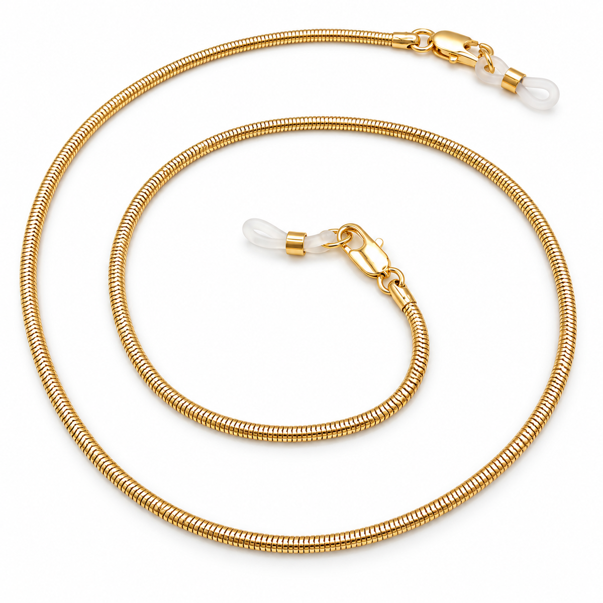 Catena per occhiali dorata – Color oro – 2,8 mm