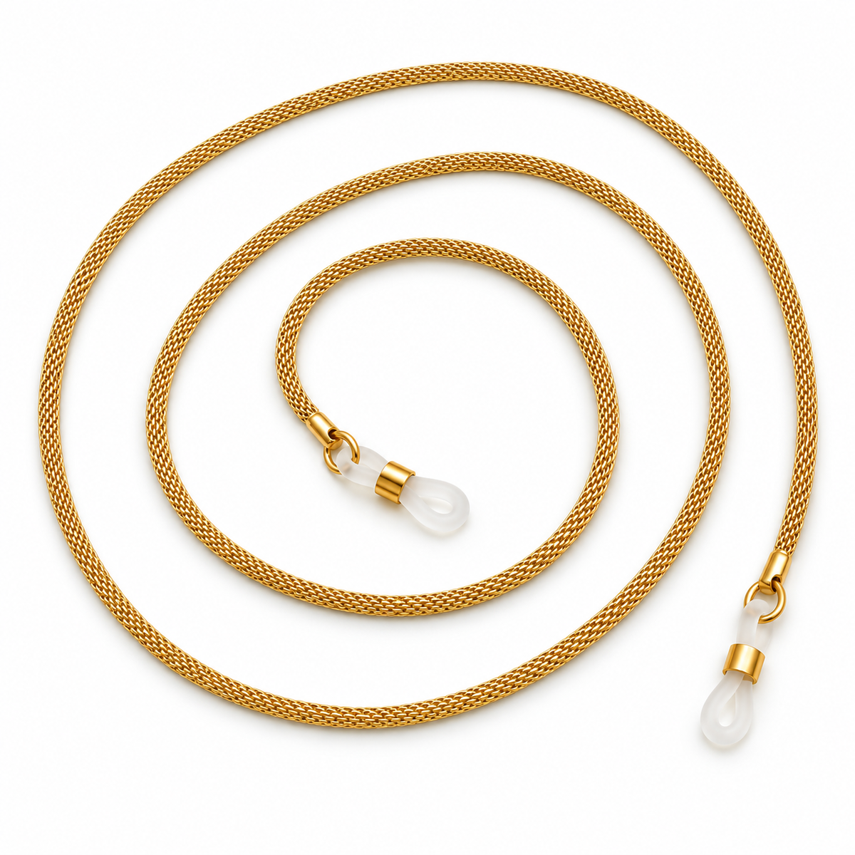 Catena per occhiali milanese dorata – Color oro