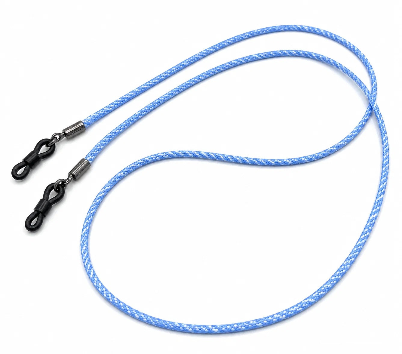 Cordon à lunettes aspect jean – Bleu clair