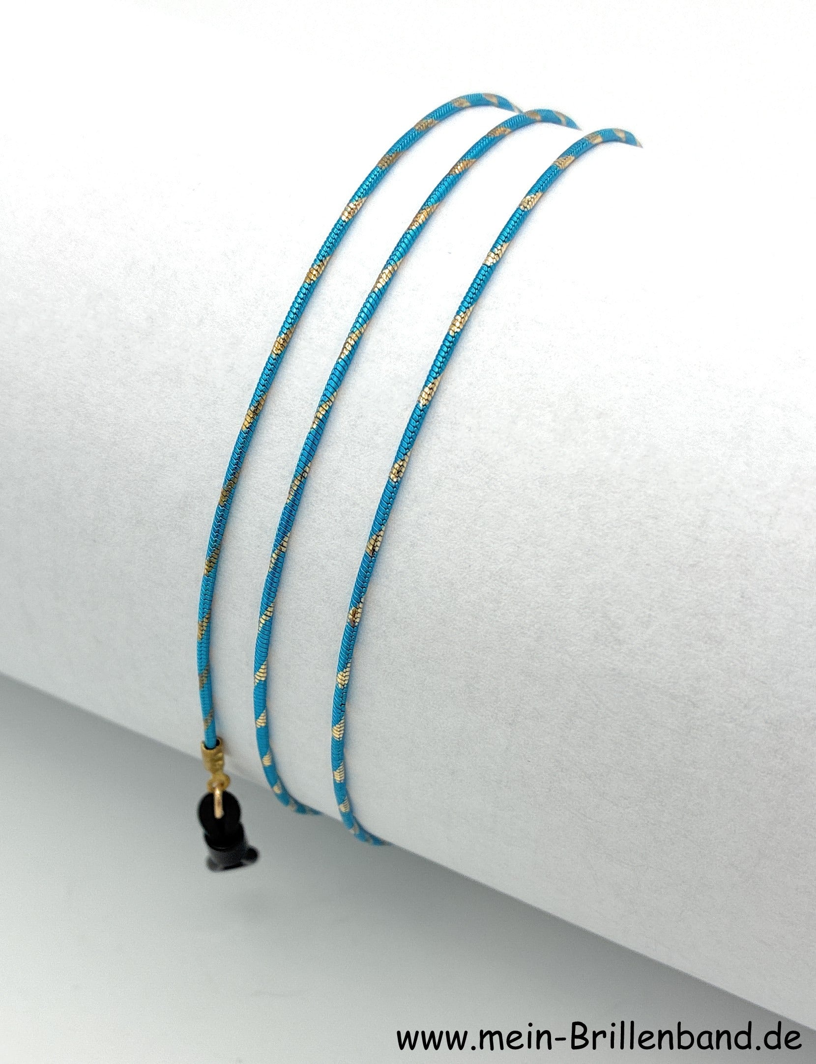 Color Snake Brillenkette – Blau