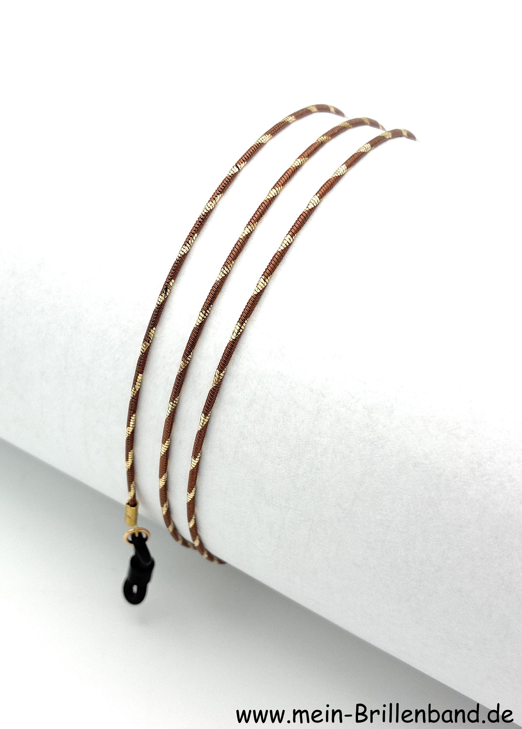 Color Snake Brillenkette – Braun