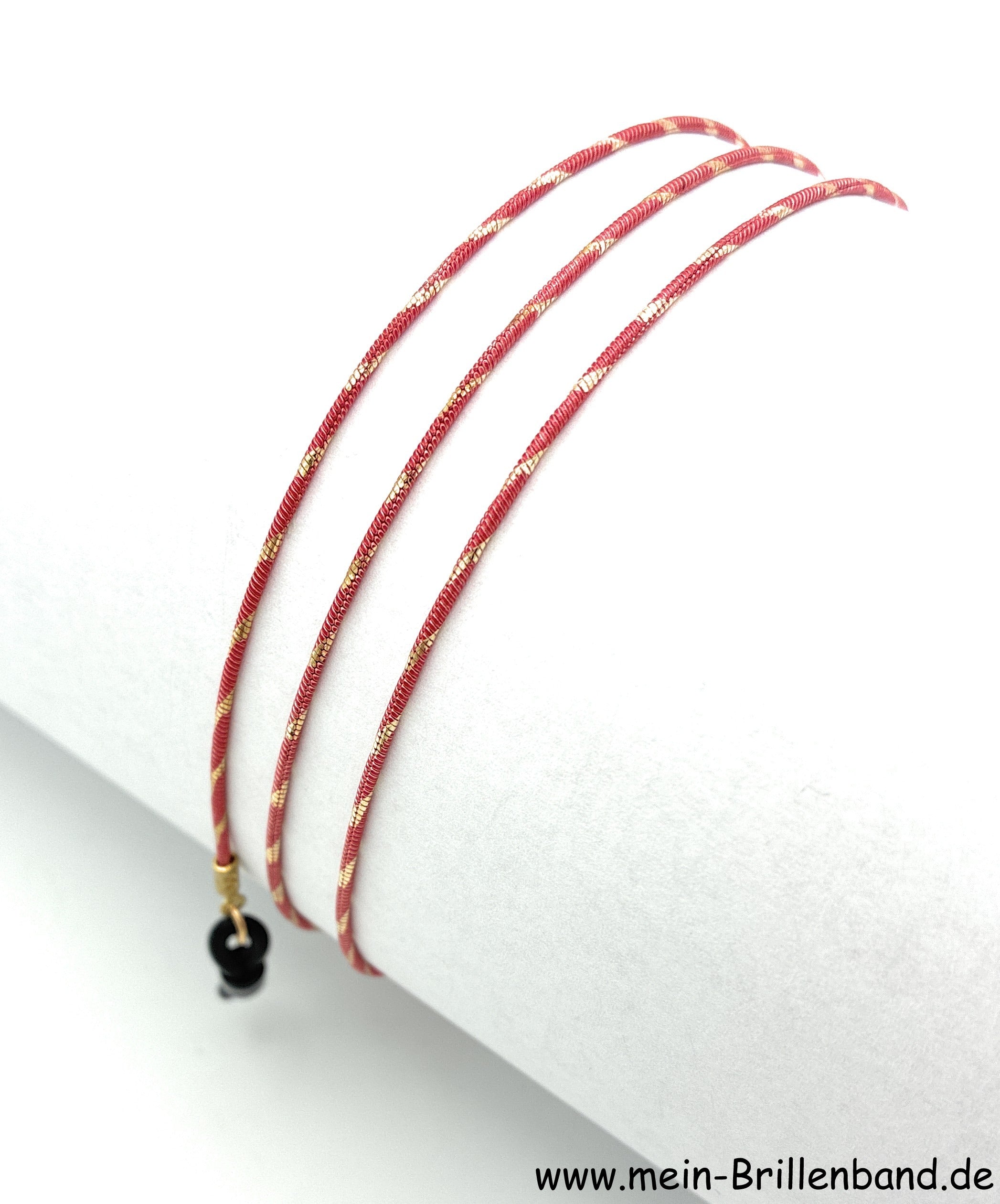 Color Snake Brillenkette – Rot